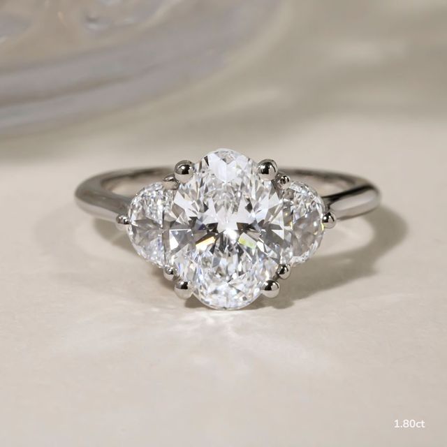 Moonlight Platinum Engagement Ring