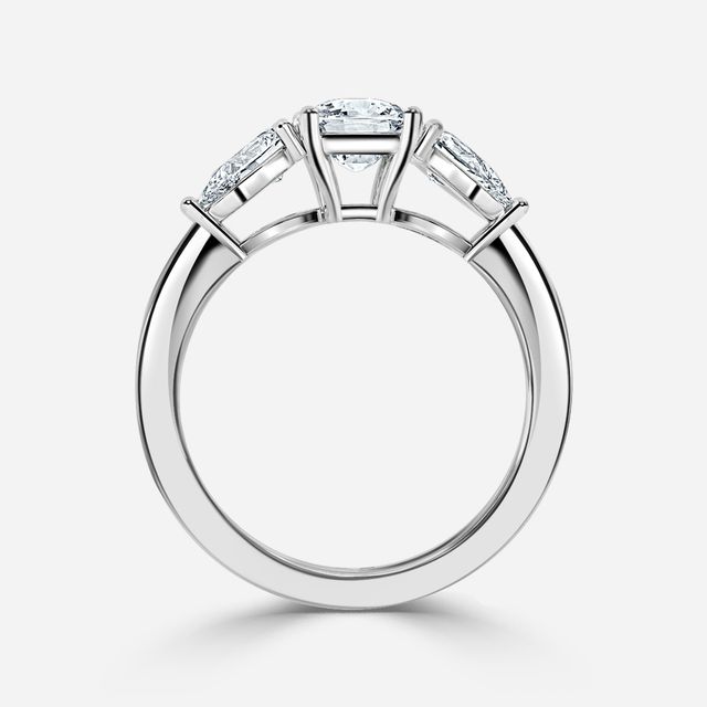 Nimi White Gold Trilogy Engagement Ring
