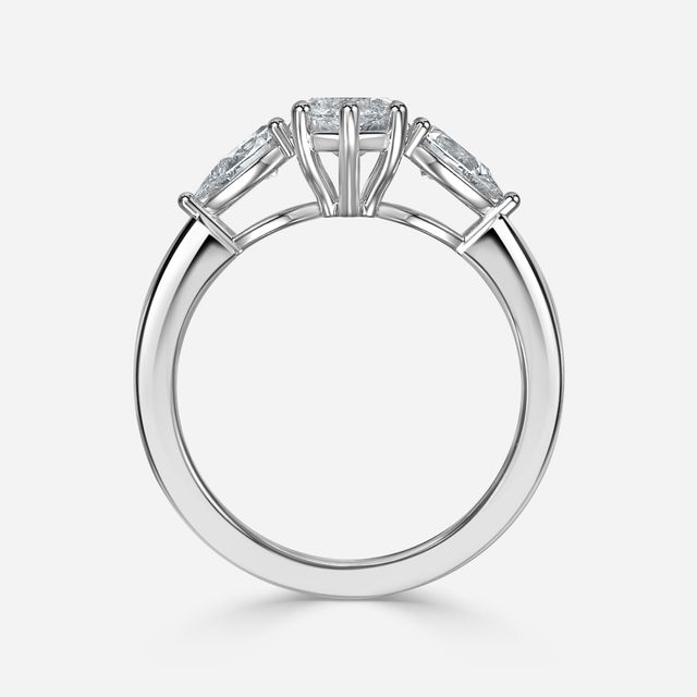 Nimi White Gold Trilogy Engagement Ring