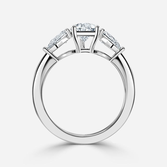 Nimi Platinum Trilogy Engagement Ring