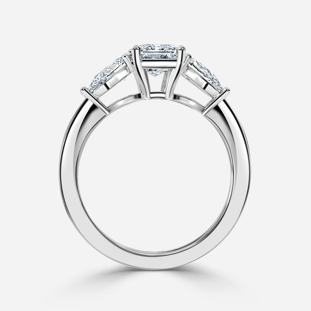 Nimi Platinum Trilogy Engagement Ring