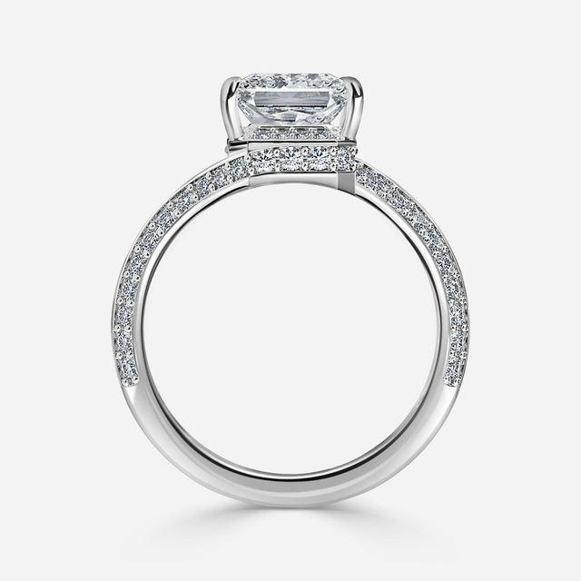 Nefta White Gold Unique Engagement Ring