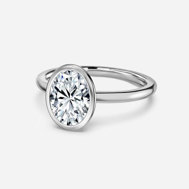 Chloe White Gold Solitaire Engagement Ring