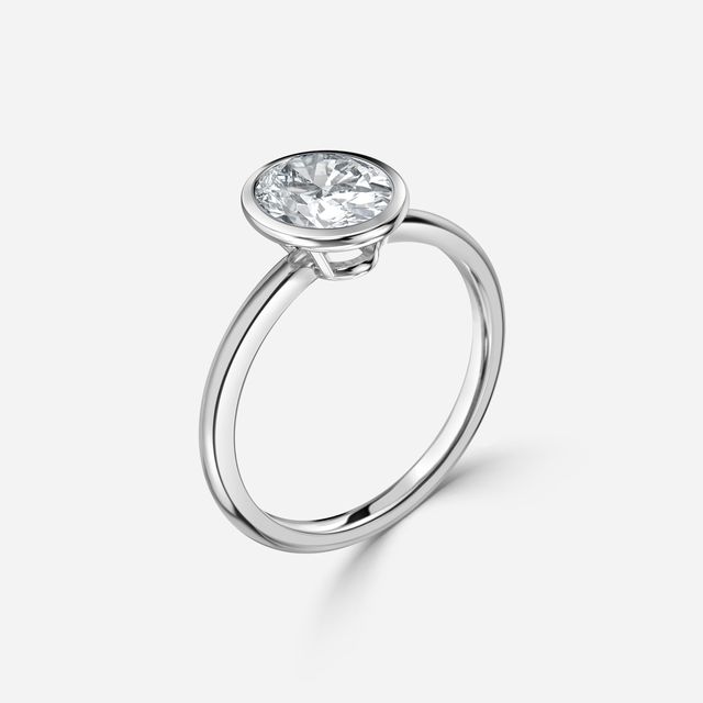 Chloe White Gold Solitaire Engagement Ring