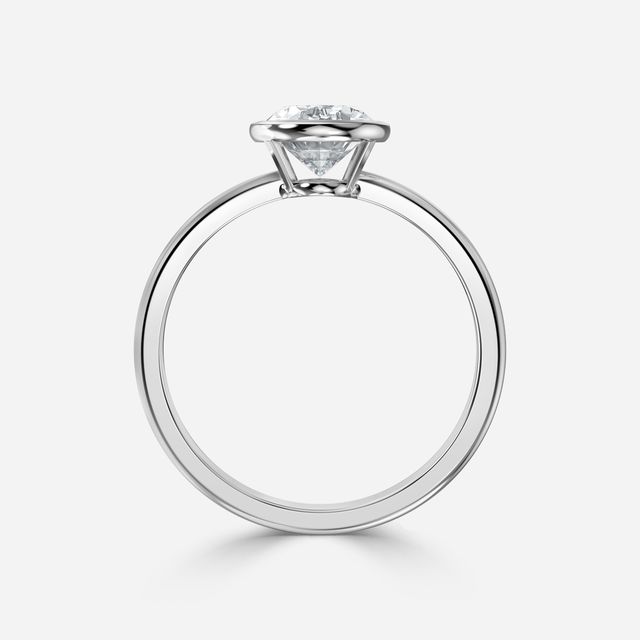 Chloe White Gold Solitaire Engagement Ring