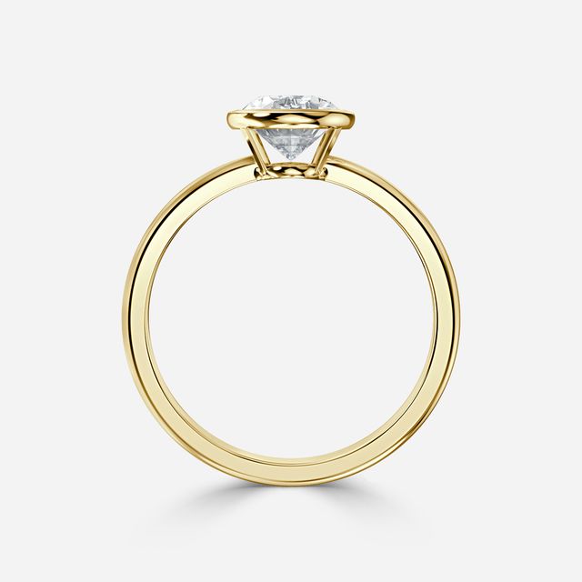 Chloe Yellow Gold Solitaire Engagement Ring