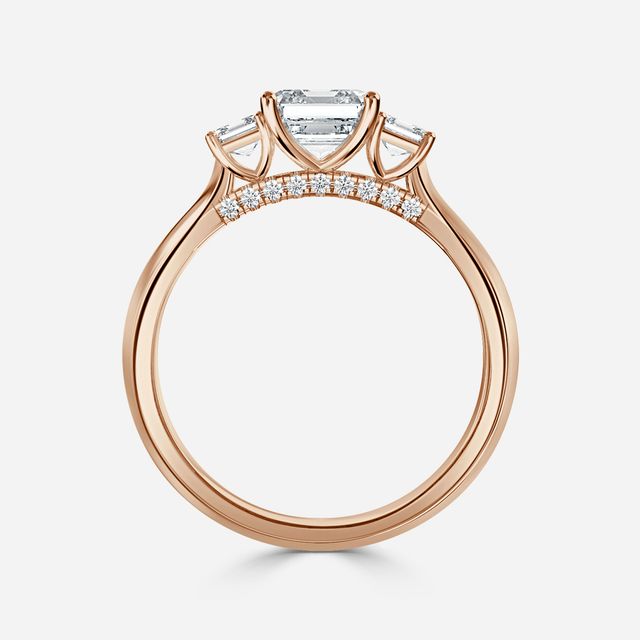 Daisy Rose Gold Enagagement Ring