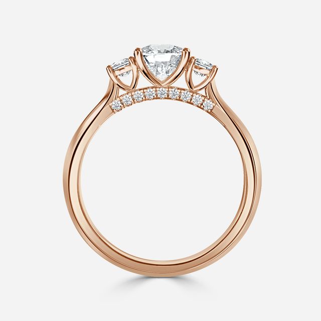 Daisy Rose Gold Enagagement Ring