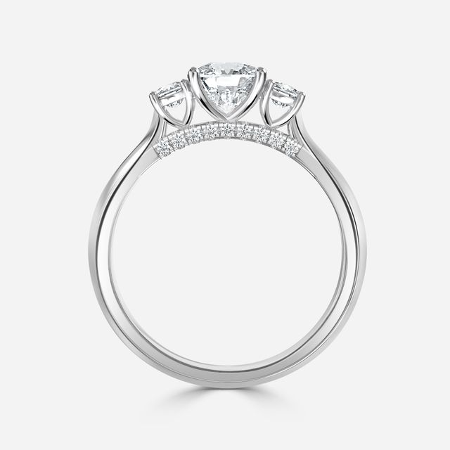 Daisy Platinum Enagagement Ring