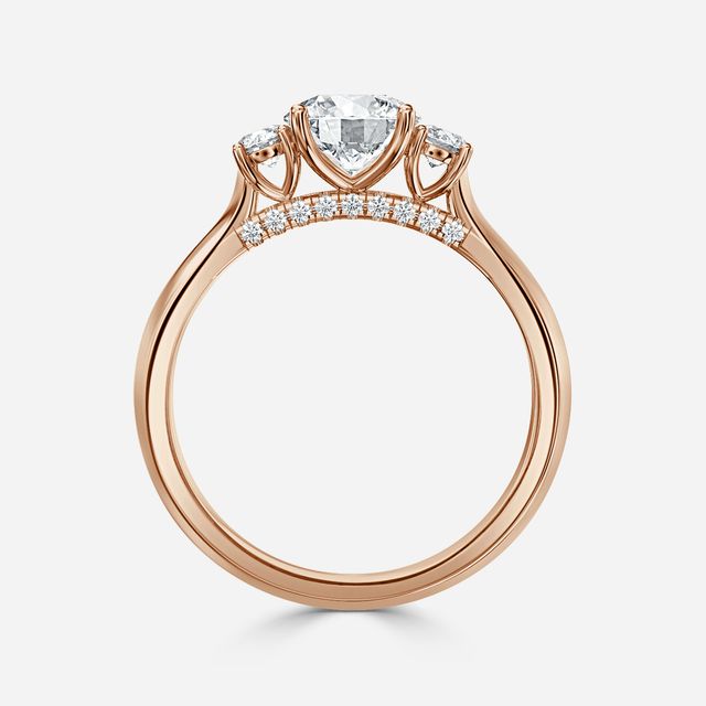 Daisy Rose Gold Enagagement Ring