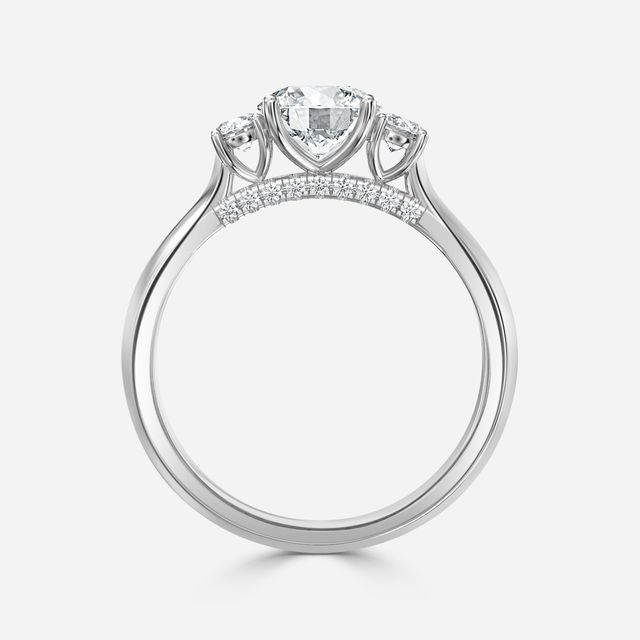 Daisy Platinum Enagagement Ring