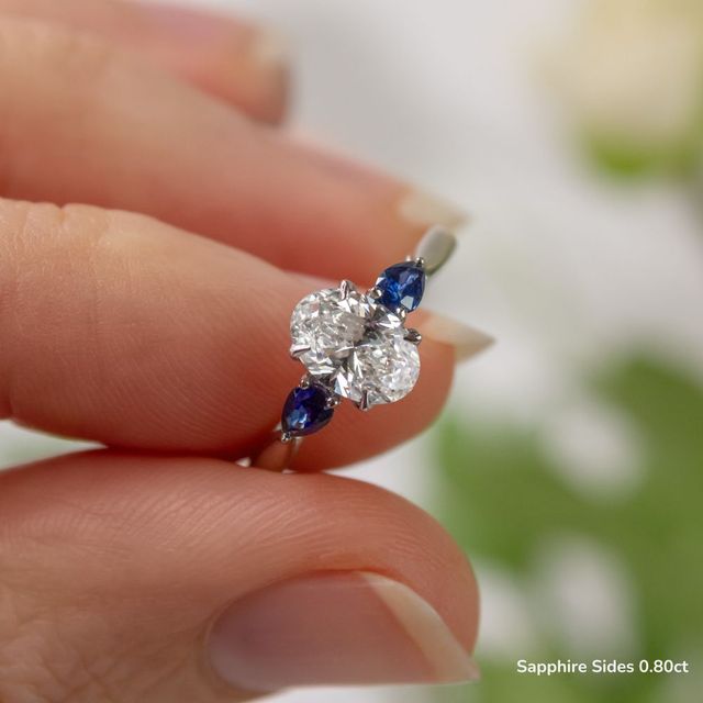 Vivian White Gold Engagement Ring