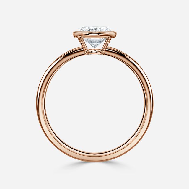 Chloe Rose Gold Solitaire Engagement Ring