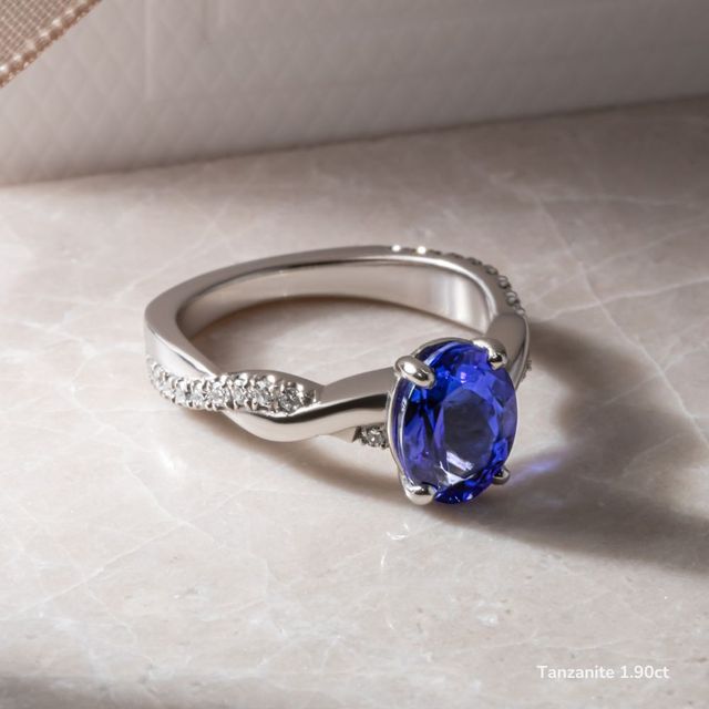 Sahana Platinum Pave Engagement Ring