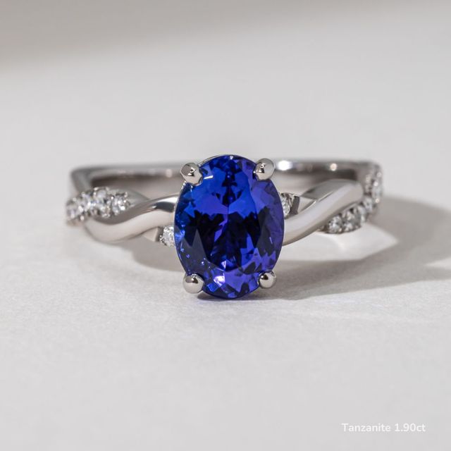 Sahana Platinum Pave Engagement Ring