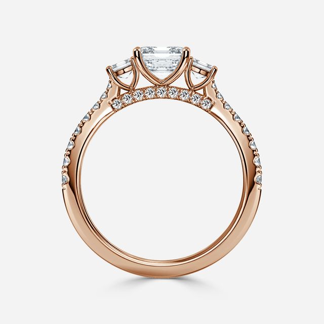 Aurora Rose Gold Engagement Ring