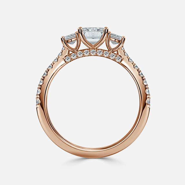 Aurora Rose Gold Engagement Ring