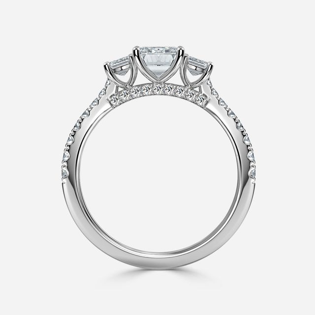 Aurora White Gold Engagement Ring
