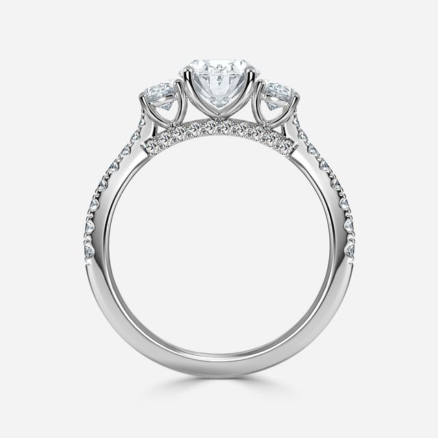 Aurora Platinum Engagement Ring