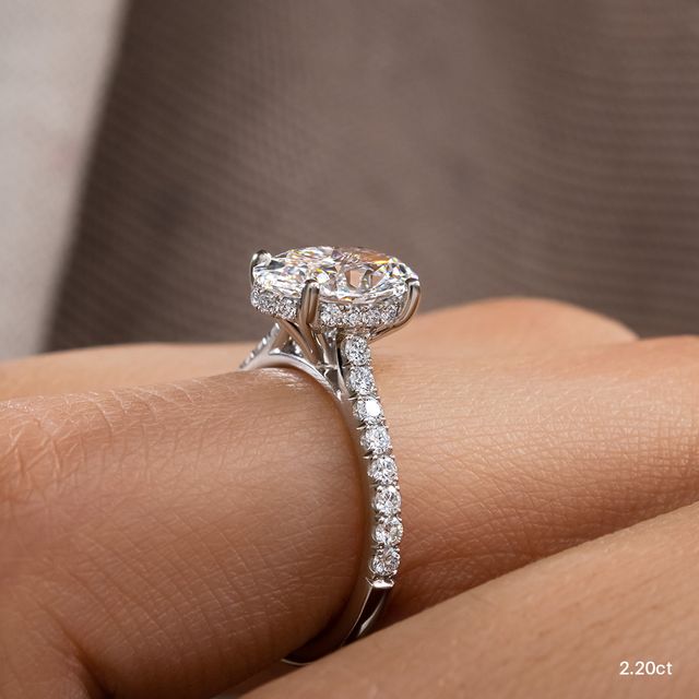 Aisha White Gold Engagement Ring