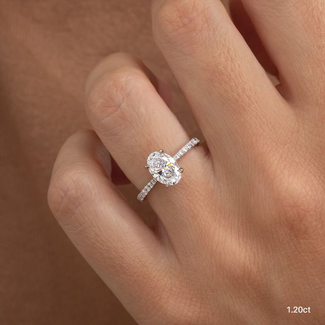 Aalia Platinum Pave Engagement Ring