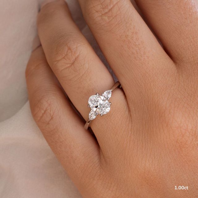 Vivian White Gold Engagement Ring