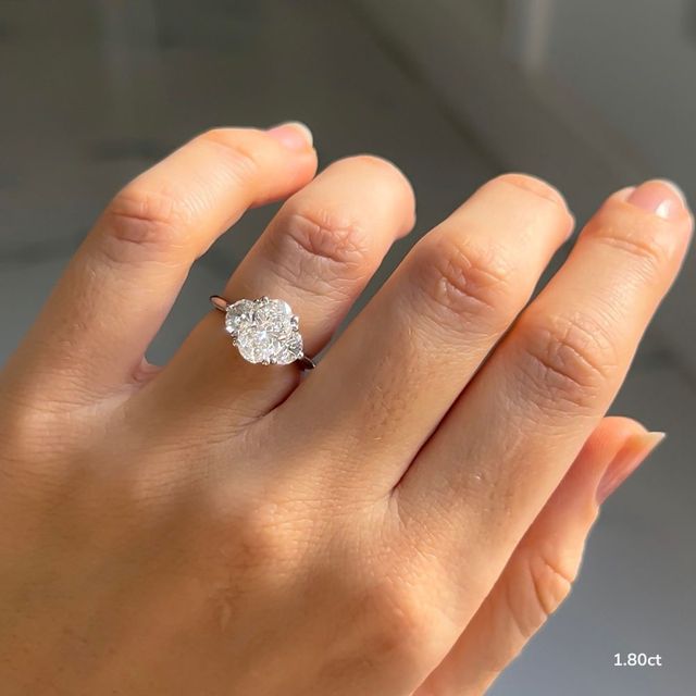 Moonlight Platinum Engagement Ring