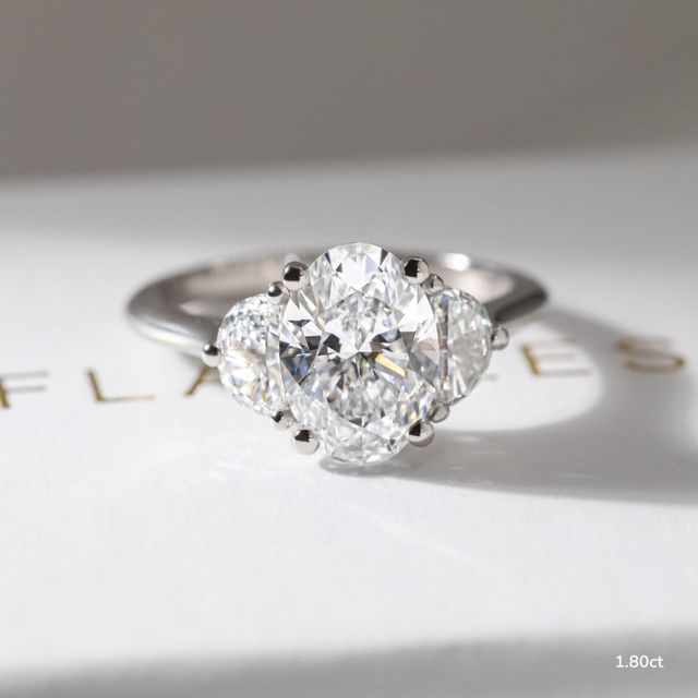 Moonlight Platinum Engagement Ring