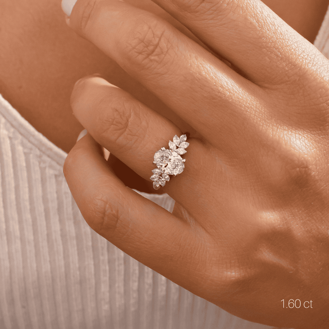 Anastasia Platinum Unique Engagement Ring