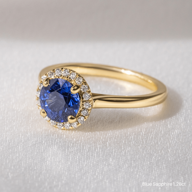 Ava Yellow Gold Engagement Ring
