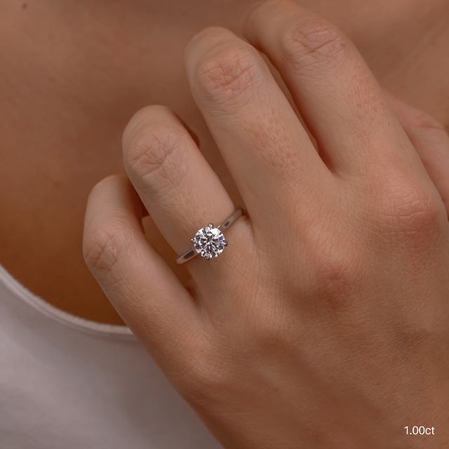 Geraldine White Gold Engagement Ring