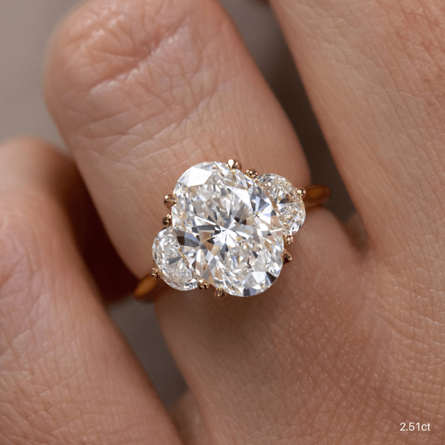 Moonlight Yellow Gold Engagement Ring