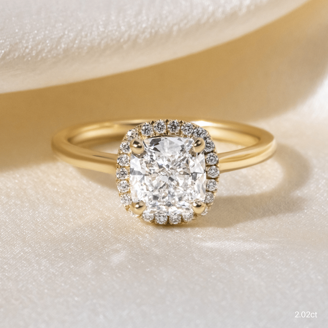 Ava Yellow Gold Engagement Ring