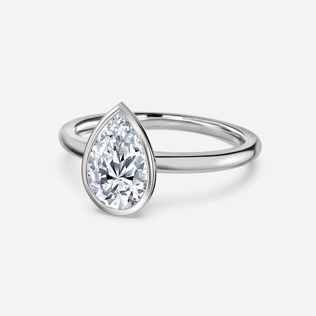 Chloe White Gold Solitaire Engagement Ring
