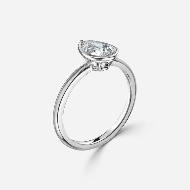 Chloe White Gold Solitaire Engagement Ring