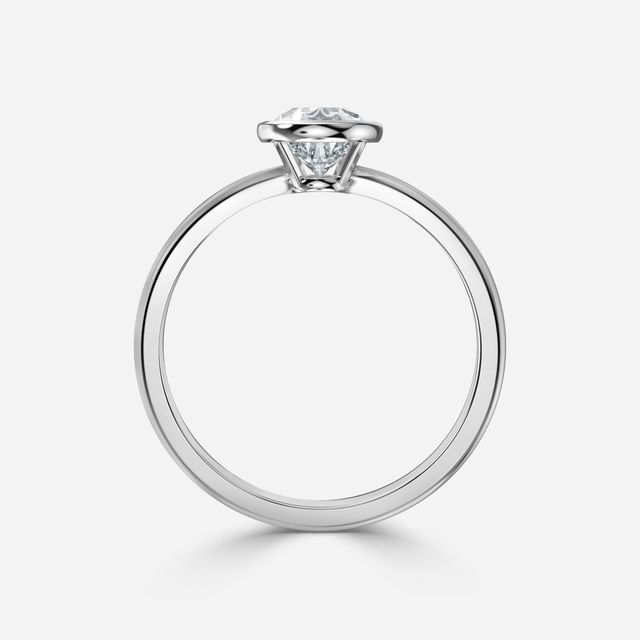 Chloe White Gold Solitaire Engagement Ring