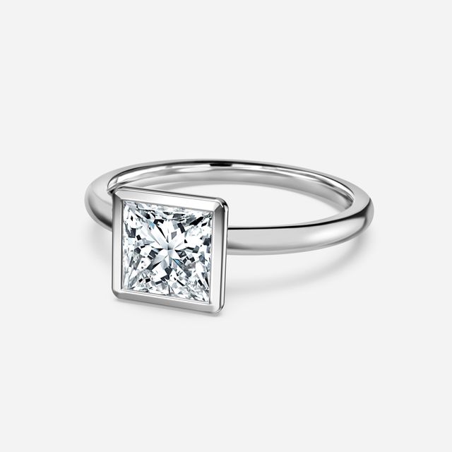 Chloe White Gold Solitaire Engagement Ring