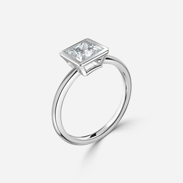 Chloe White Gold Solitaire Engagement Ring