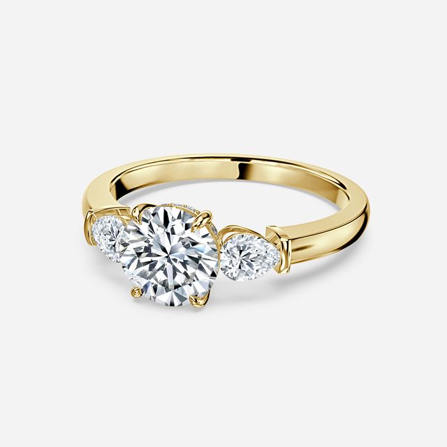 Trini Yellow Gold Engagement Ring
