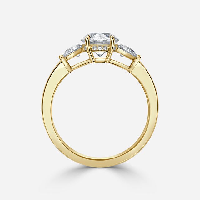 Trini Yellow Gold Engagement Ring