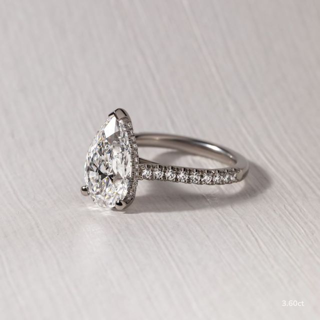 Aisha White Gold Engagement Ring