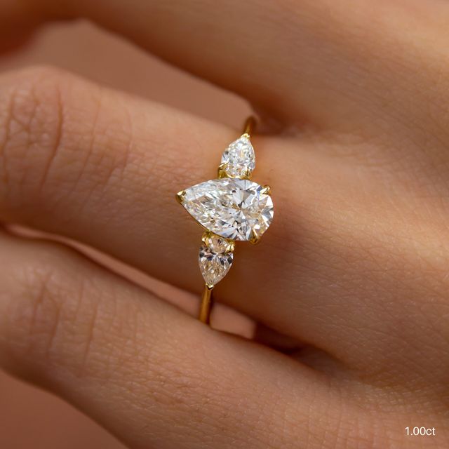 Vivian Yellow Gold Engagement Ring