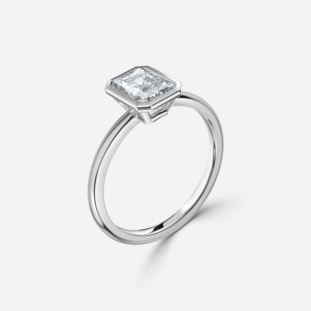 Chloe White Gold Solitaire Engagement Ring