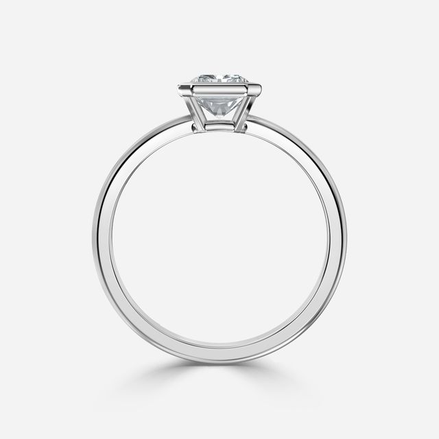 Chloe White Gold Solitaire Engagement Ring