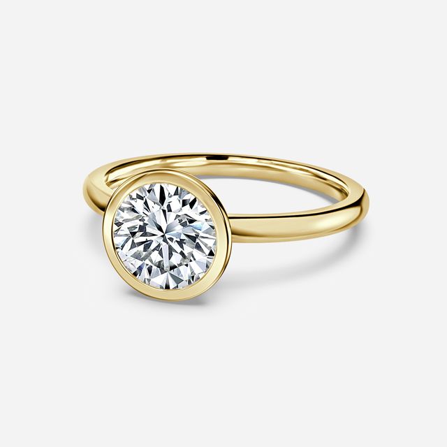 Chloe Yellow Gold Engagement Ring