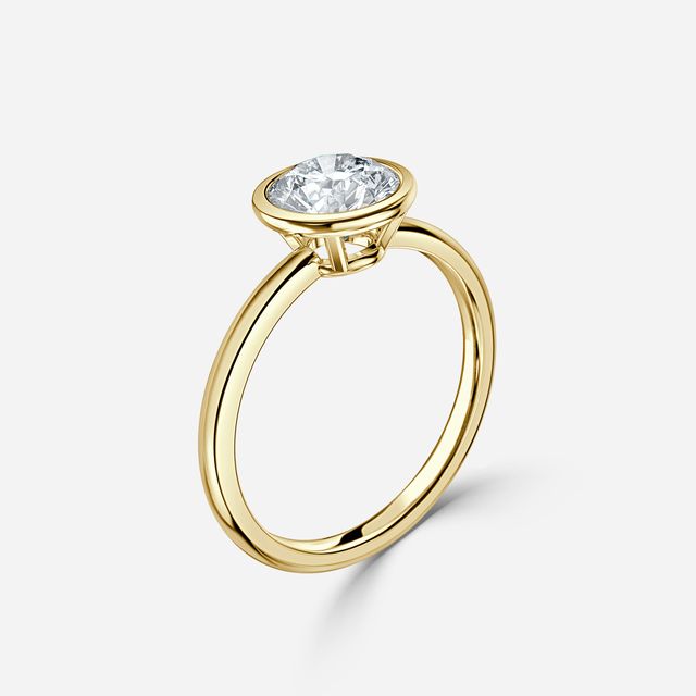 Chloe Yellow Gold Engagement Ring