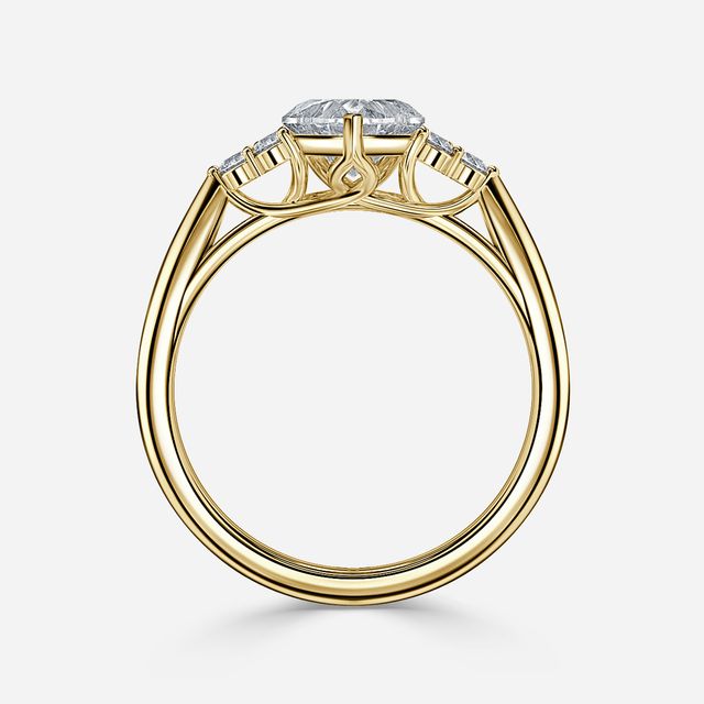 Isabella Yellow Gold Engagement Ring