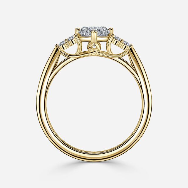 Isabella Yellow Gold Engagement Ring