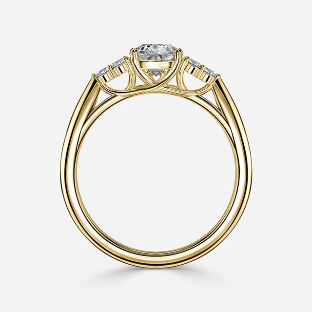 Isabella Yellow Gold Engagement Ring