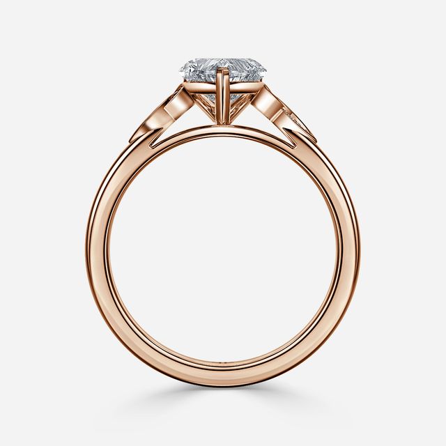Celtic Song Rose Gold Engagement Ring